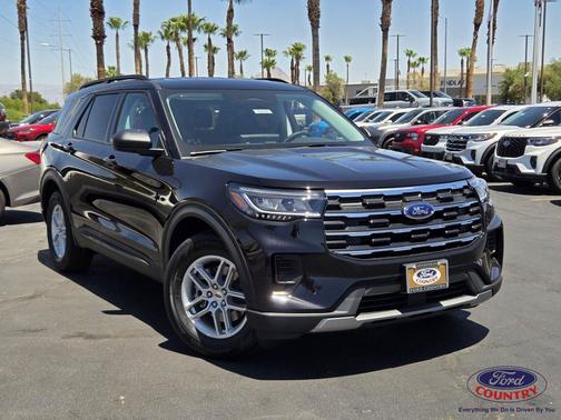 Agate Black Metallic 2026 Ford Explorer Active