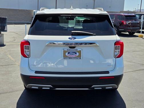 Star White Metallic Tri-Coat 2020 Ford Explorer XLT