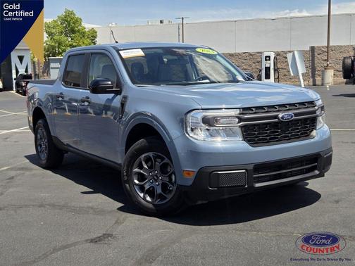 Azure Gray Metallic Tri-Coat 2024 Ford Maverick XLT