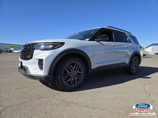 Space White Metallic 2026 Ford Explorer ST