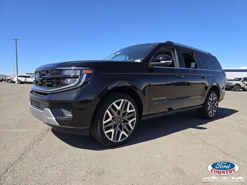 Agate Black Metallic 2026 Ford Expedition Max Platinum