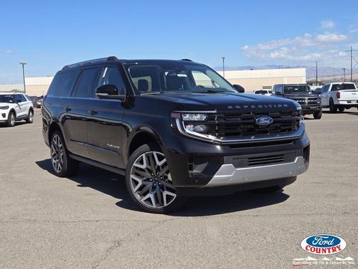 Agate Black Metallic 2026 Ford Expedition Max Platinum