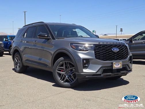 Carbonized Gray Metallic 2026 Ford Explorer ST-Line