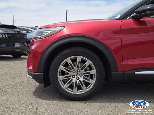 Rapid Red Metallic Tinted Clearcoat 2026 Ford Explorer Platinum