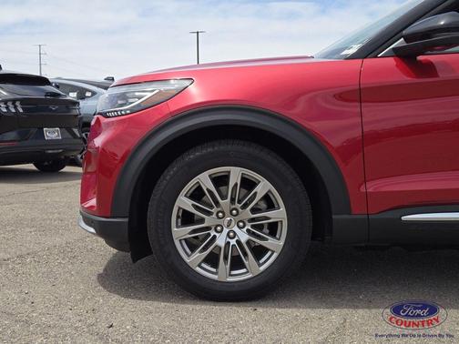 Rapid Red Metallic Tinted Clearcoat 2026 Ford Explorer Platinum