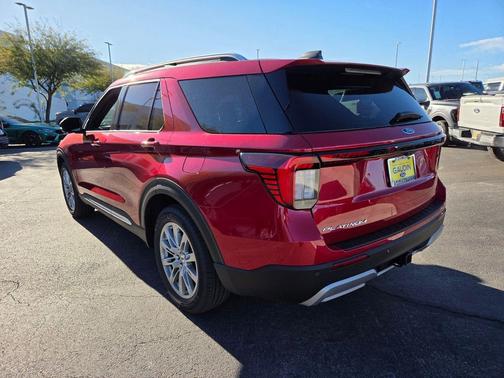 Rapid Red Metallic Tinted Clearcoat 2026 Ford Explorer Platinum