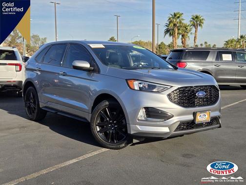Iconic Silver Metallic 2024 Ford Edge ST Line