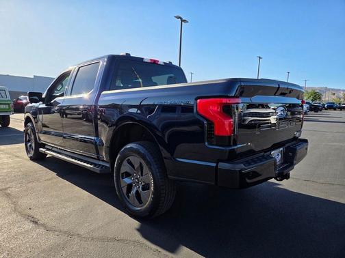 Antimatter Blue Metallic 2024 Ford F-150 Lightning Flash
