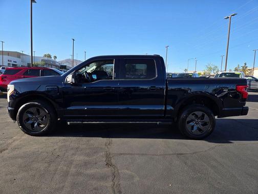Antimatter Blue Metallic 2024 Ford F-150 Lightning Flash