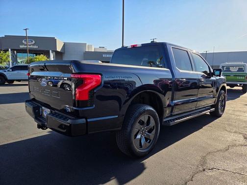 Antimatter Blue Metallic 2024 Ford F-150 Lightning Flash