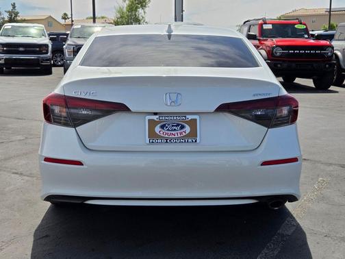 Platinum White Pearl 2025 Honda Civic Sport