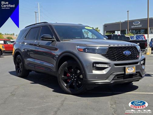 Carbonized Gray Metallic 2021 Ford Explorer ST