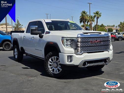 White Frost Tricoat 2023 GMC Sierra 2500 Denali