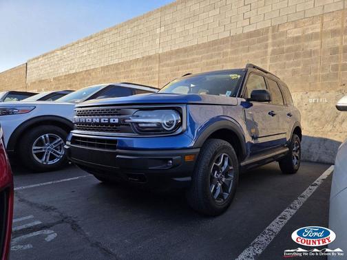 Atlas Blue Metallic 2023 Ford Bronco Sport Badlands