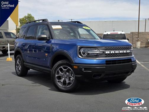 Atlas Blue Metallic 2023 Ford Bronco Sport Badlands