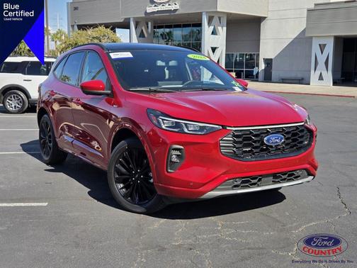 Rapid Red Metallic Tinted Clearcoat 2024 Ford Escape ST-Line Elite