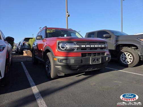 Hot Pepper Red Tinted Clearcoat 2023 Ford Bronco Sport Big Bend