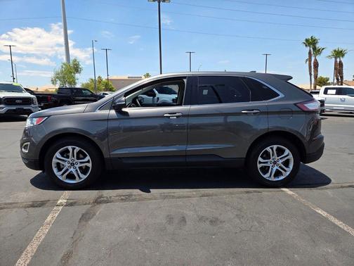Magnetic Metallic 2017 Ford Edge Titanium