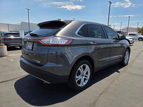 Magnetic Metallic 2017 Ford Edge Titanium