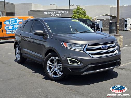 Magnetic Metallic 2017 Ford Edge Titanium