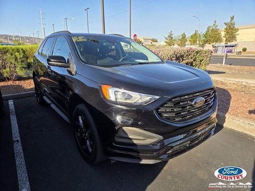 Agate Black Metallic 2022 Ford Edge SE