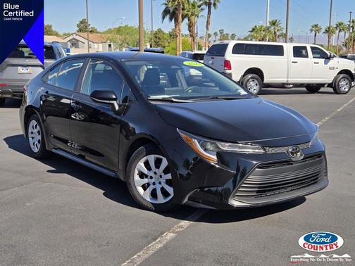 Midnight Black Metallic 2023 Toyota Corolla LE