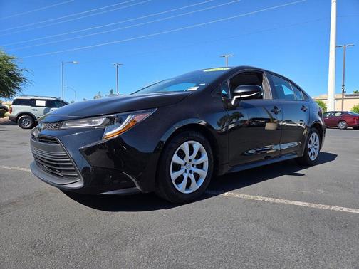 Midnight Black Metallic 2023 Toyota Corolla LE