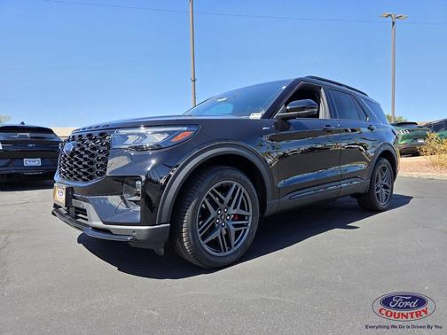 Agate Black Metallic 2026 Ford Explorer ST-Line