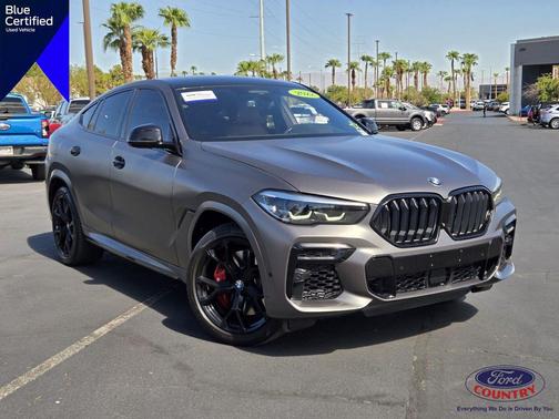 Black Sapphire Metallic 2022 BMW X6 M50i