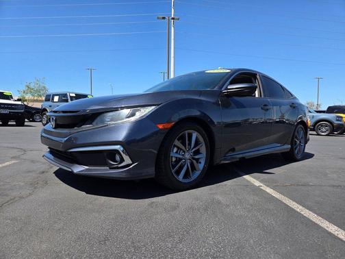 Modern Steel Metallic 2019 Honda Civic EX