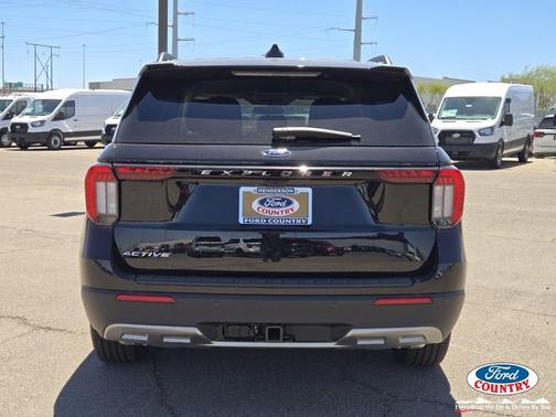 Agate Black Metallic 2026 Ford Explorer Active