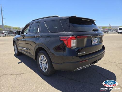 Agate Black Metallic 2026 Ford Explorer Active