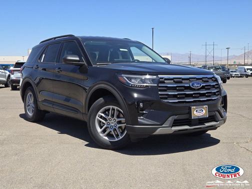 Agate Black Metallic 2026 Ford Explorer Active