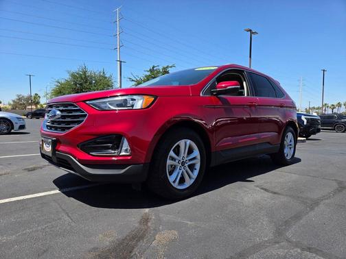 Rapid Red Metallic Tinted Clearcoat 2020 Ford Edge SEL