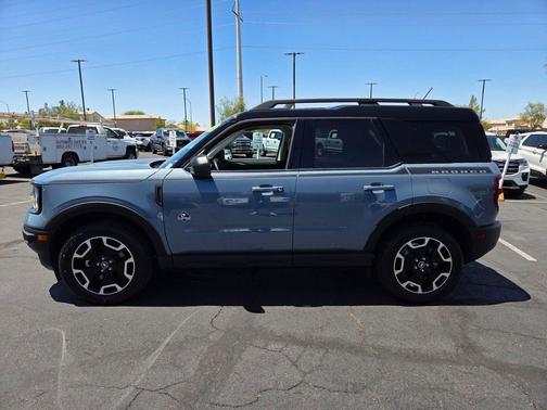 Azure Gray Metallic Tri-Coat 2024 Ford Bronco Sport Outer Banks