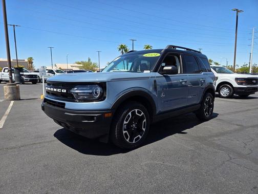 Azure Gray Metallic Tri-Coat 2024 Ford Bronco Sport Outer Banks