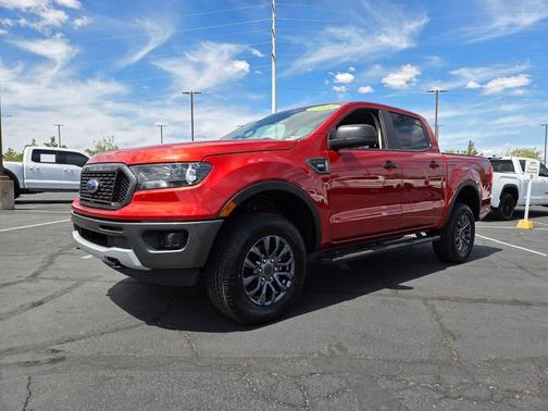 Hot Pepper Red Metallic Tinted Clearcoat 2022 Ford Ranger XLT