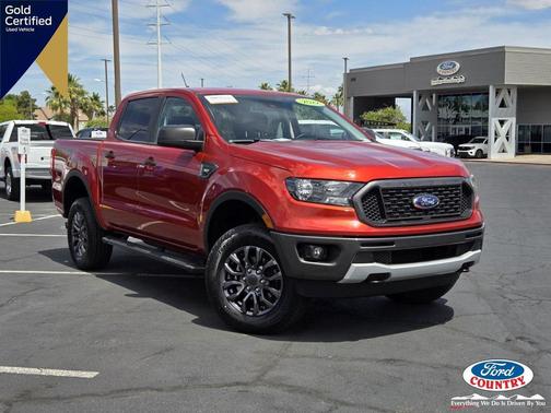 Hot Pepper Red Metallic Tinted Clearcoat 2022 Ford Ranger XLT