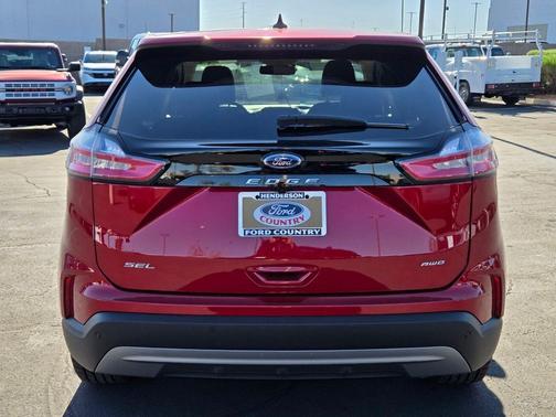 Rapid Red Metallic Tinted Clearcoat 2022 Ford Edge SEL