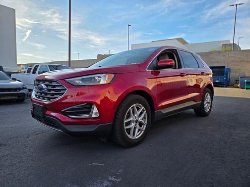 Rapid Red Metallic Tinted Clearcoat 2022 Ford Edge SEL