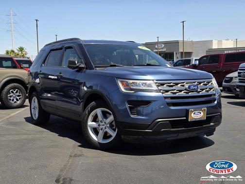 Blue Metallic 2018 Ford Explorer Base