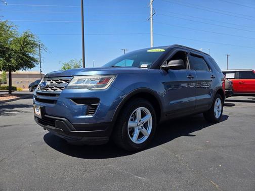 Blue Metallic 2018 Ford Explorer Base