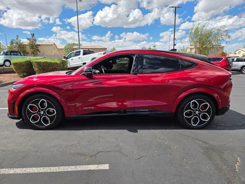 Rapid Red Metallic Tinted Clearcoat 2023 Ford Mustang Mach-E GT