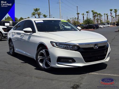 Platinum White Pearl 2019 Honda Accord EX-L