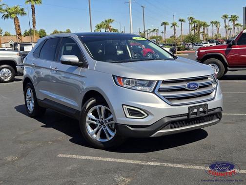Ingot Silver Metallic 2017 Ford Edge SEL