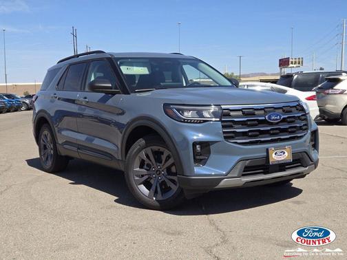 Vapor Blue Metallic 2026 Ford Explorer Active w/200A Pkg