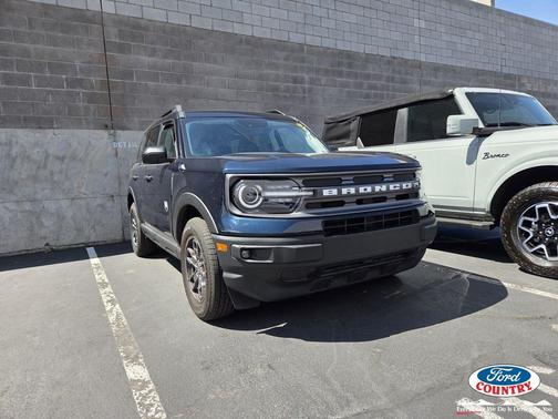 Alto Blue Metallic Tinted Clearcoat 2022 Ford Bronco Sport Big Bend