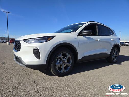 star white metallic tri-coat 2026 Ford Escape ST-Line