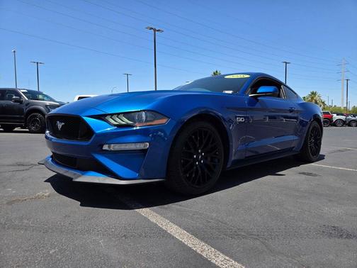 Lightning Blue Metallic 2018 Ford Mustang GT Premium