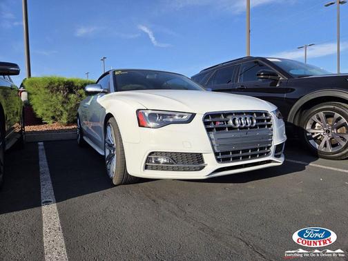 Ibis White 2015 Audi S5 3.0T Premium Plus